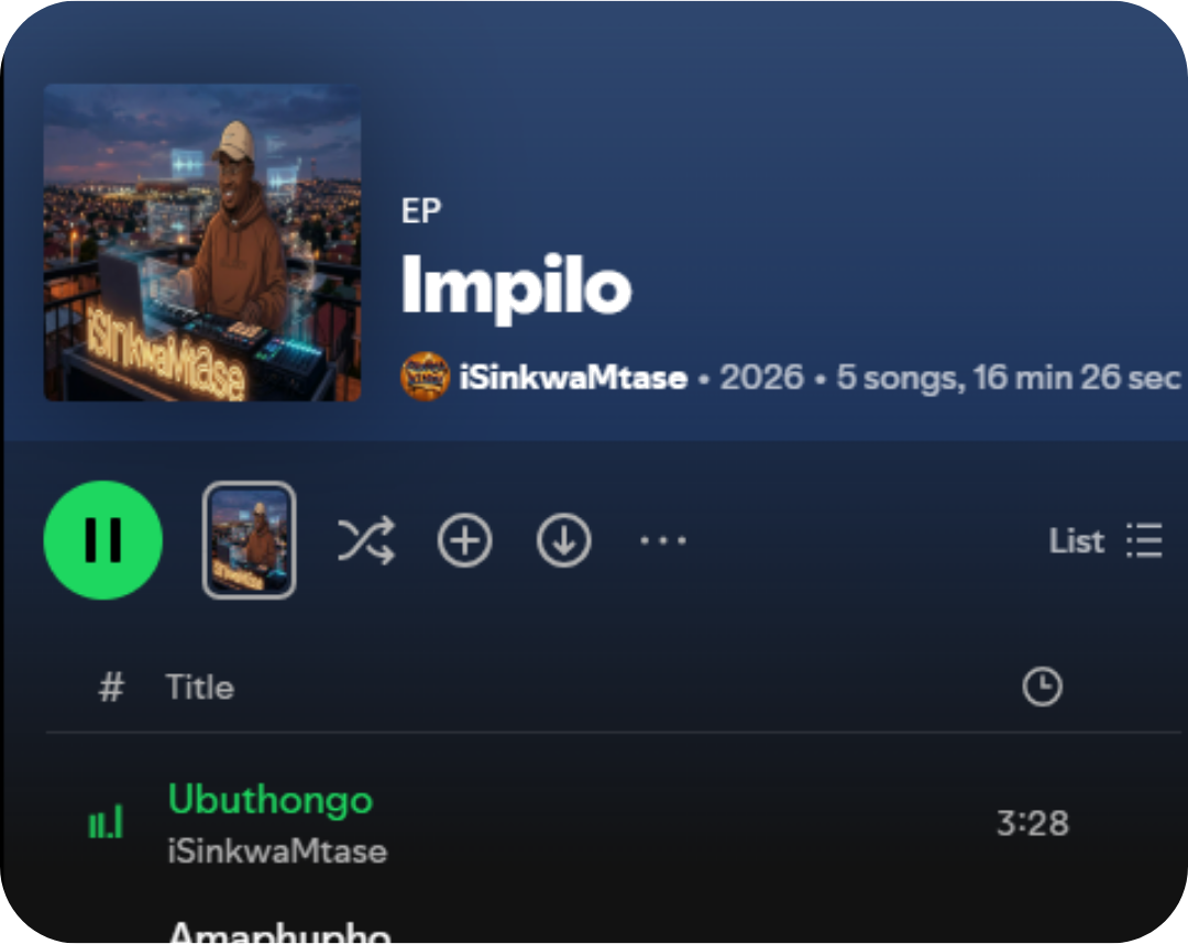 Impilo EP on Spotify